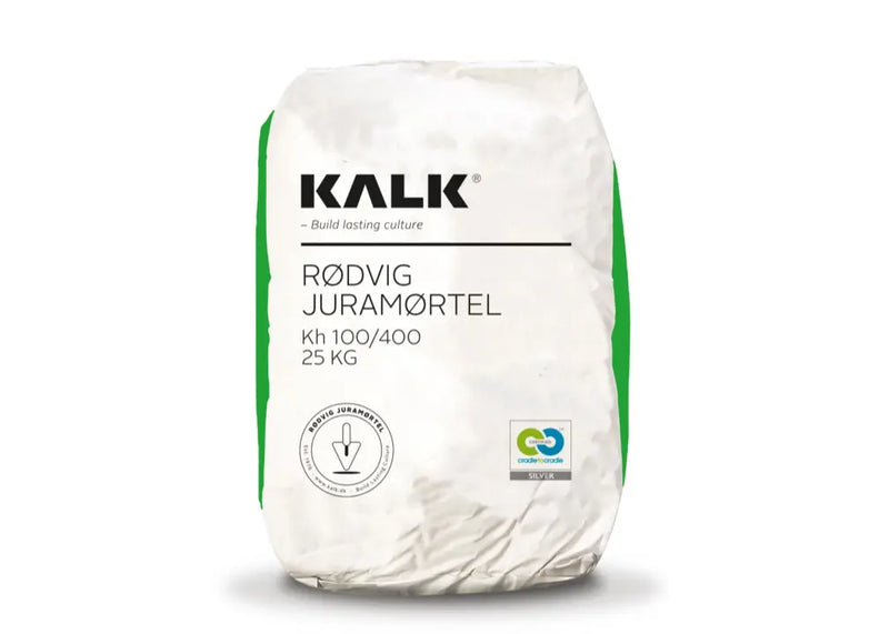 Hydraulisk Kalkmørtel Kh 100/400 (Hel sæk: 25 kg)