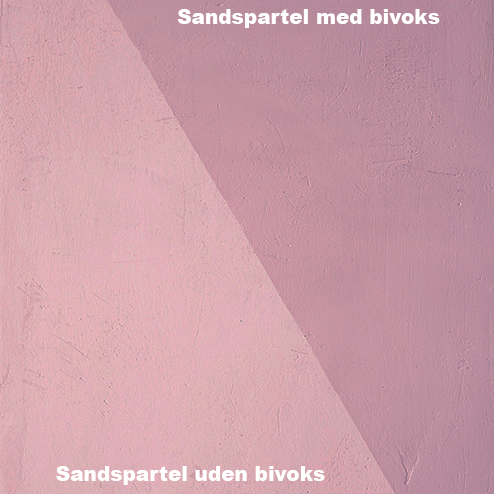 Rosa - Indfarvet Sandspartel